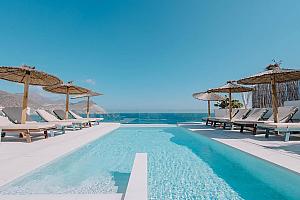 Infinity pool and terraces