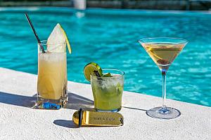 Cocktails by the pool